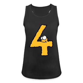 Fun 4 four comic book monsters - Women's Breathable Tank Top - black - Front - Zoe (177cm)