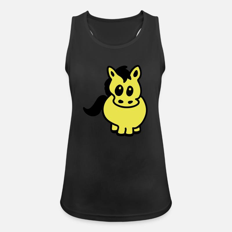 Thick bangs - Women's Breathable Tank Top - black