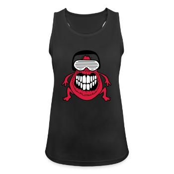 DJ Horror Monster Alien Alien Party Music - Women's Breathable Tank Top - black - Front - Zoe (177cm)