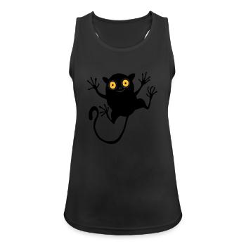 tarsier (for Kids) - Women's Breathable Tank Top - black - Front - Zoe (177cm)