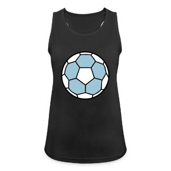 ballon de handball - Débardeur respirant Femme - noir - Devant - Zoe (177cm)