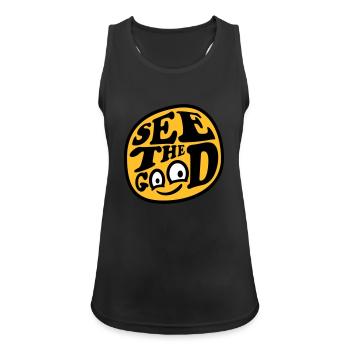 see the good quote - Women's Breathable Tank Top - black - Front - Zoe (177cm)
