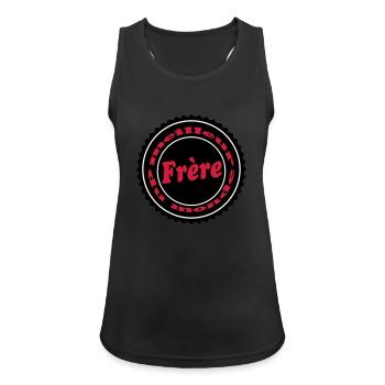 Bester Bruder - Frauen Tank Top atmungsaktiv - Schwarz - Vorne - Zoe (177cm)