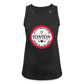 Approved Best UNCLE - Women's Breathable Tank Top - black - Front - Zoe (177cm)