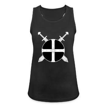 Viking - Women's Breathable Tank Top - black - Front - Zoe (177cm)