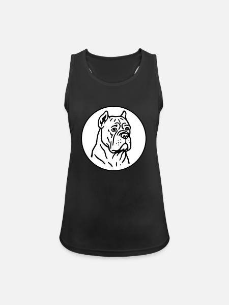 Cane Corso - Women's Breathable Tank Top - black