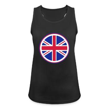 yourcolours3_vec_de - Frauen Tank Top atmungsaktiv - Schwarz - Vorne - Zoe (177cm)