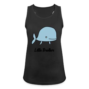 Brother / Bruder / Frère / Baby / Bébé / Birth [S] - Women's Breathable Tank Top - black - Front - Zoe (177cm)