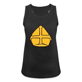 Mitra - Frauen Tank Top atmungsaktiv - Schwarz - Vorne - Zoe (177cm)