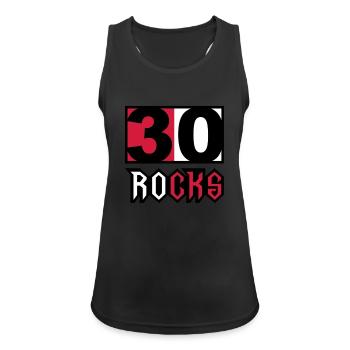 birthday_30 - Frauen Tank Top atmungsaktiv - Schwarz - Vorne - Zoe (177cm)