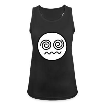 Weird Grinsling - Frauen Tank Top atmungsaktiv - Schwarz - Vorne - Zoe (177cm)
