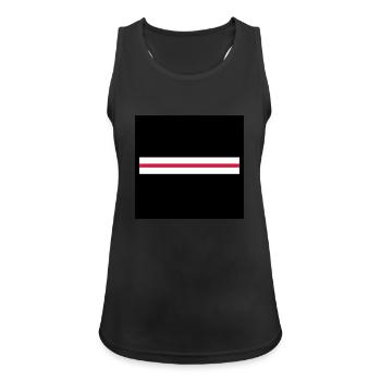 adjudant chef.svg - Débardeur respirant Femme - noir - Devant - Zoe (177cm)