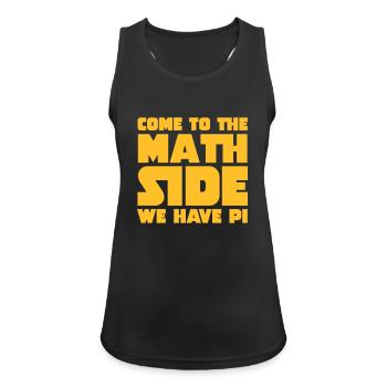 Come To The Math Side - Women's Breathable Tank Top - black - Front - Zoe (177cm)