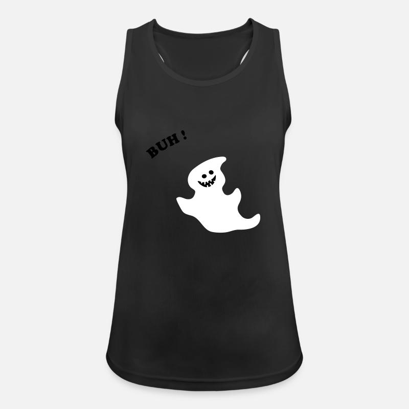 Small ghost - Women's Breathable Tank Top - black