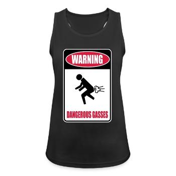 Gefährliche Prout - Frauen Tank Top atmungsaktiv - Schwarz - Vorne - Zoe (177cm)