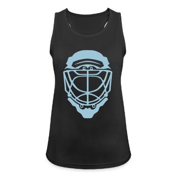 casque gardien hockey glace - Débardeur respirant Femme - noir - Devant - Zoe (177cm)