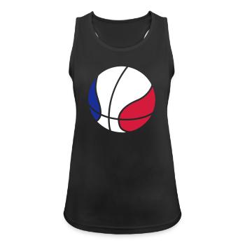 Basketball - Women's Breathable Tank Top - black - Front - Zoe (177cm)