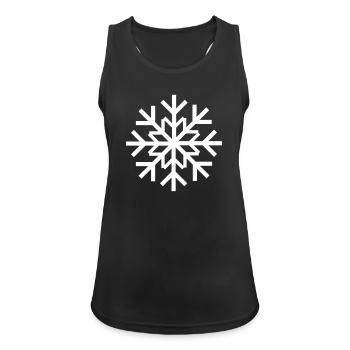 Crystal de glace - Débardeur respirant Femme - noir - Devant - Zoe (177cm)