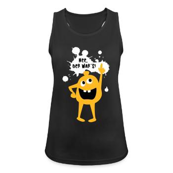 Monster unschuldig "Der war's" Comic Zeigefinger - Frauen Tank Top atmungsaktiv - Schwarz - Vorne - Zoe (177cm)