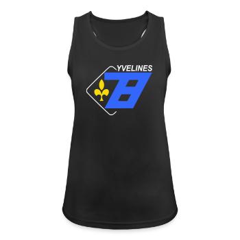 Yvelines - Women's Breathable Tank Top - black - Front - Zoe (177cm)