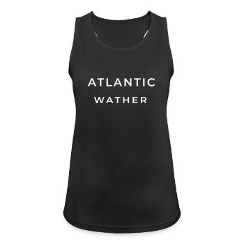 ATLANTIC_WATHER - Débardeur respirant Femme - noir - Devant - Zoe (177cm)