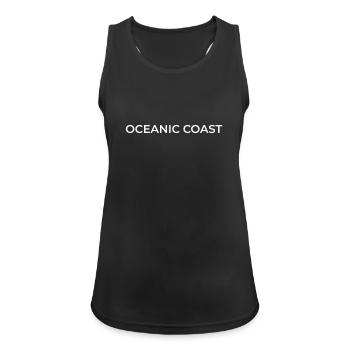 ATLANTEA - Oceanic Coast - Débardeur respirant Femme - noir - Devant - Zoe (177cm)