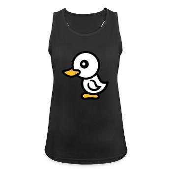 kueken huhn baby vogel kleines kind suess niedlich - Frauen Tank Top atmungsaktiv - Schwarz - Vorne - Zoe (177cm)
