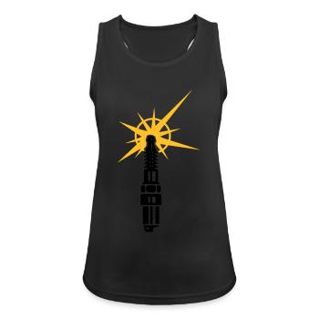 Zündkerze / spark plug (b, 2c) - Women's Breathable Tank Top - black - Front - Zoe (177cm)