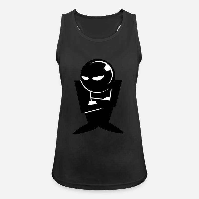 Grumpy - Women's Breathable Tank Top - black