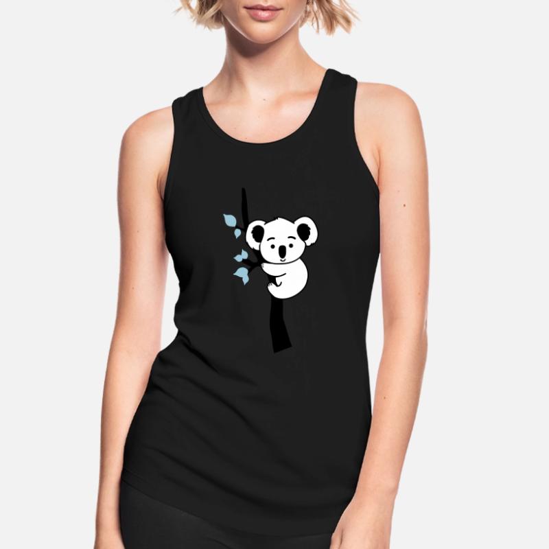 Koala Bear Comic Tree Women's Breathable Tank Top