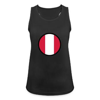 Under The Sign Of Peru - Women's Breathable Tank Top - black - Front - Zoe (177cm)