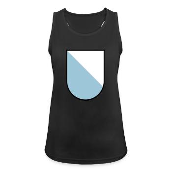 Switzerland12 - Women's Breathable Tank Top - black - Front - Zoe (177cm)