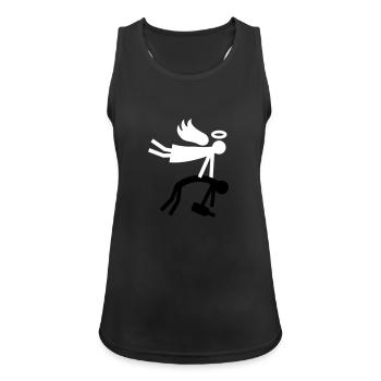 Guardian Angel - Drunk - Women's Breathable Tank Top - black - Front - Zoe (177cm)