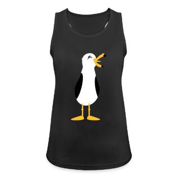 Seagull / Seagull (3c) - Women's Breathable Tank Top - black - Front - Zoe (177cm)