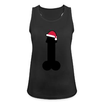 Merry dick christmas - Women's Breathable Tank Top - black - Front - Zoe (177cm)