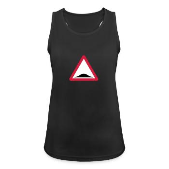 Triangle panel back donkey 209 - Women's Breathable Tank Top - black - Front - Zoe (177cm)