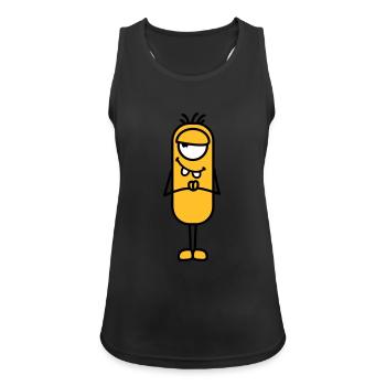 Monster - Frauen Tank Top atmungsaktiv - Schwarz - Vorne - Zoe (177cm)