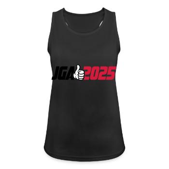 Jga 2025 Junggesellenabschied - Frauen Tank Top atmungsaktiv - Schwarz - Vorne - Zoe (177cm)