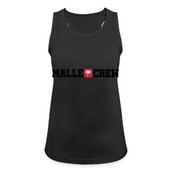 Malle Crew Mallorca - Women's Breathable Tank Top - black - Front - Zoe (177cm)