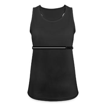 Ligne d’âge 2025 - Débardeur respirant Femme - noir - Devant - Zoe (177cm)