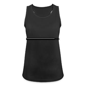 Ligne d’âge 2025 - Débardeur respirant Femme - noir - Devant - Zoe (177cm)