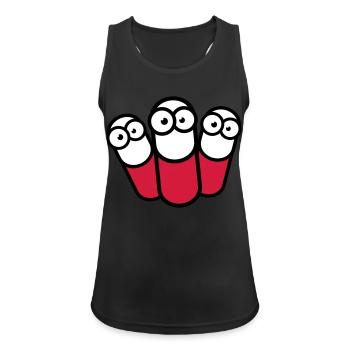 Drug Pills Team - Women's Breathable Tank Top - black - Front - Zoe (177cm)