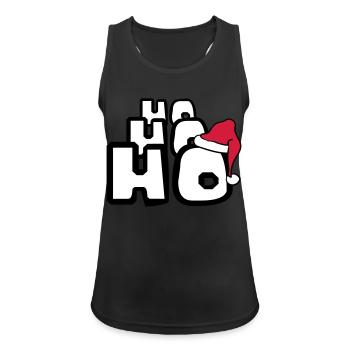 Santa ho ho ho christmas nikolaus weihnac - Women's Breathable Tank Top - black - Front - Zoe (177cm)