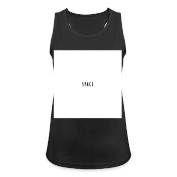 espace - Débardeur respirant Femme - noir - Devant - Zoe (177cm)