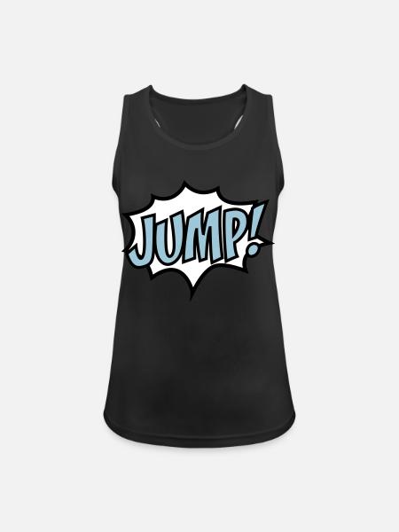 Jump - Women's Breathable Tank Top - black