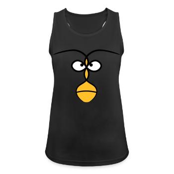 Face Tribal - Frauen Tank Top atmungsaktiv - Schwarz - Vorne - Zoe (177cm)