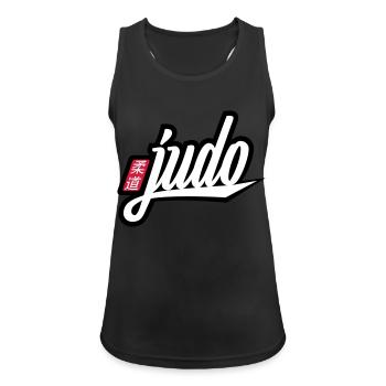 judo - Débardeur respirant Femme - noir - Devant - Zoe (177cm)