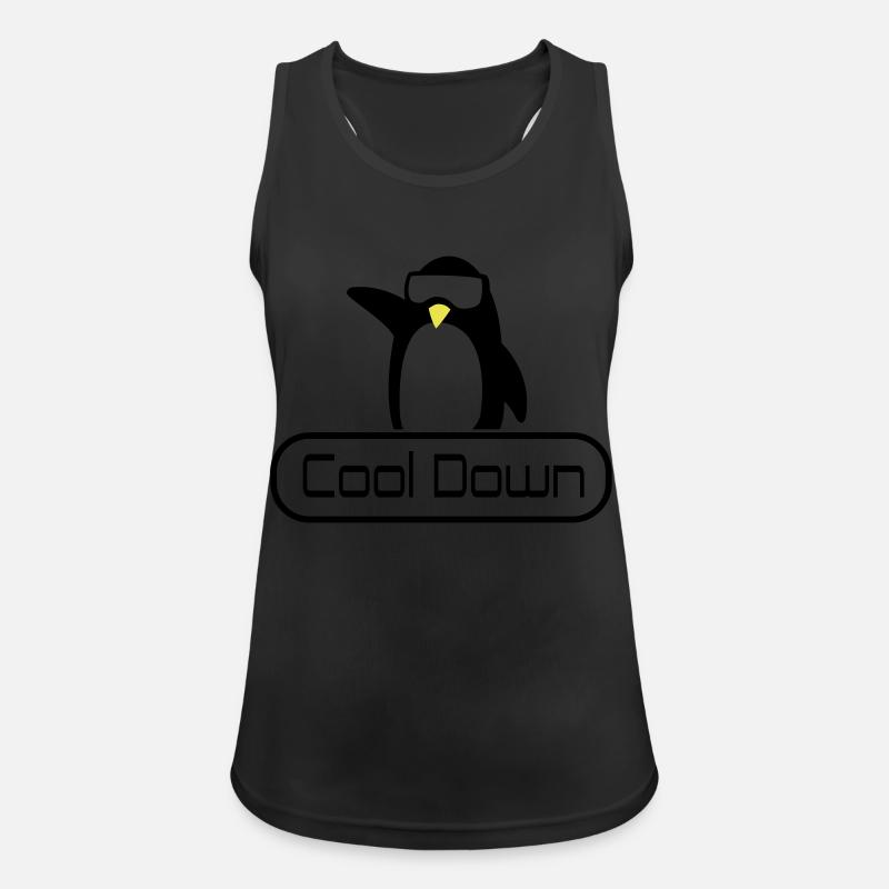 cool down - Women's Breathable Tank Top - black