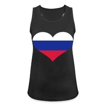 Slovakia - Women's Breathable Tank Top - black - Front - Zoe (177cm)