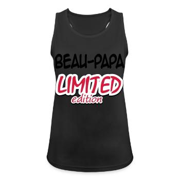 BEAU PAPA LIMITED EDITION - Débardeur respirant Femme - noir - Devant - Zoe (177cm)
